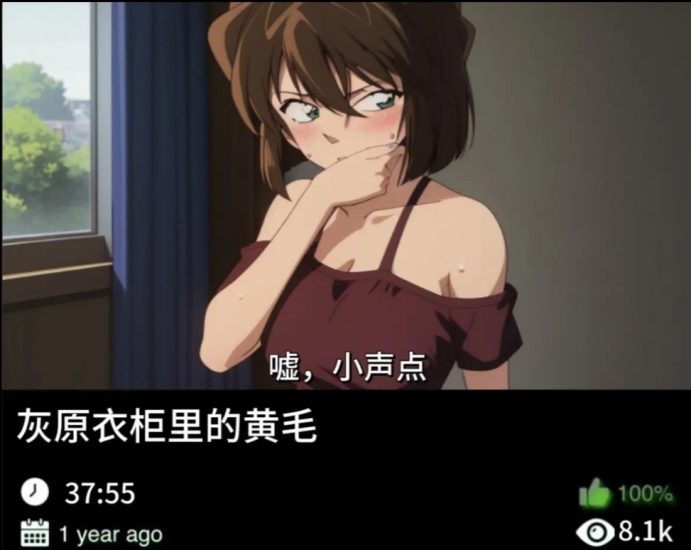 柯南同人-灰原衣柜里的黄毛-123